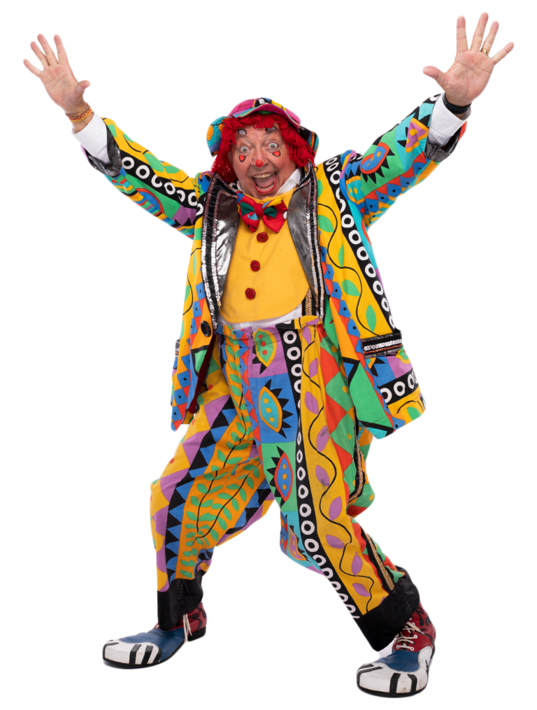 Clown Papa Chico - Elk feest wordt een succes
