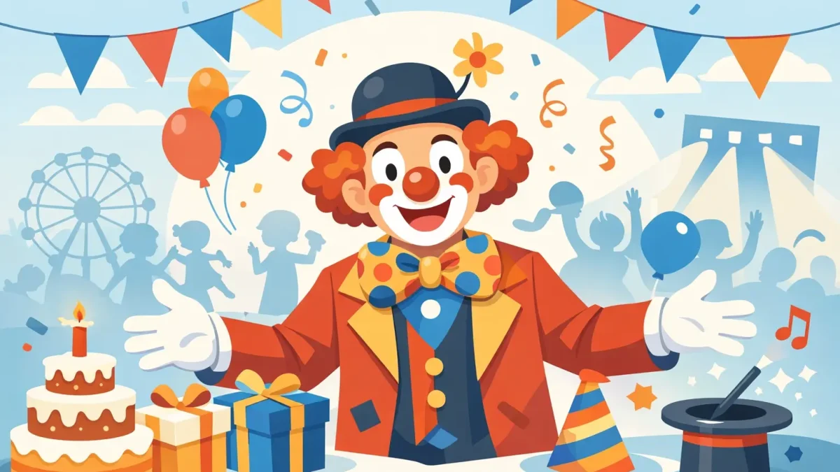 Clown Papa Chico voor elk feest