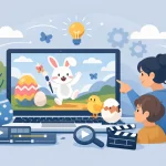 Paasanimatie voor kinderen die werkt