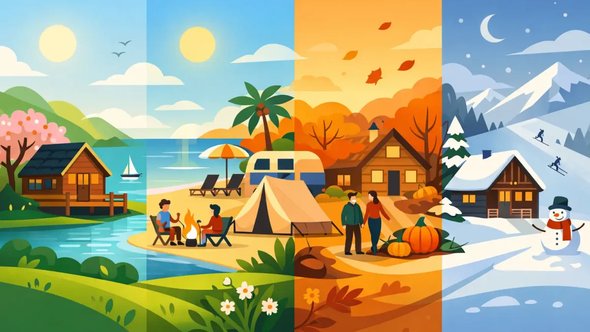 Seizoenanimatie voor campings en vakantiehuizen