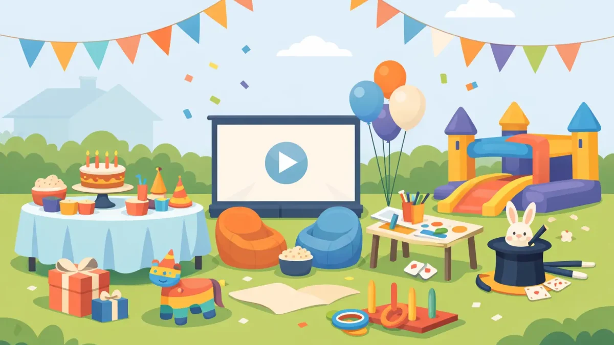 Voorbeeld kinderfeest totaalpakket voor thuis