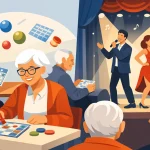 Voorbeeld seniorennamiddag met bingo en show