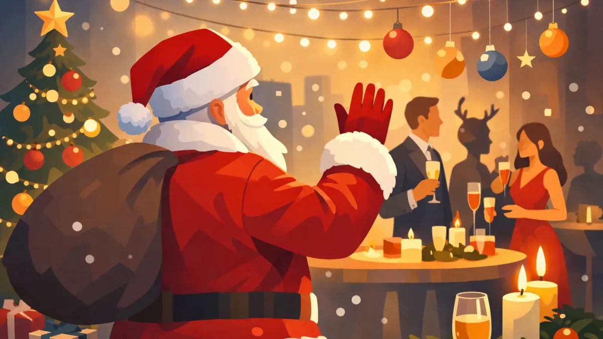 De kerstman boeken voor een feest vol sfeer