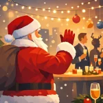 De kerstman boeken voor een feest vol sfeer