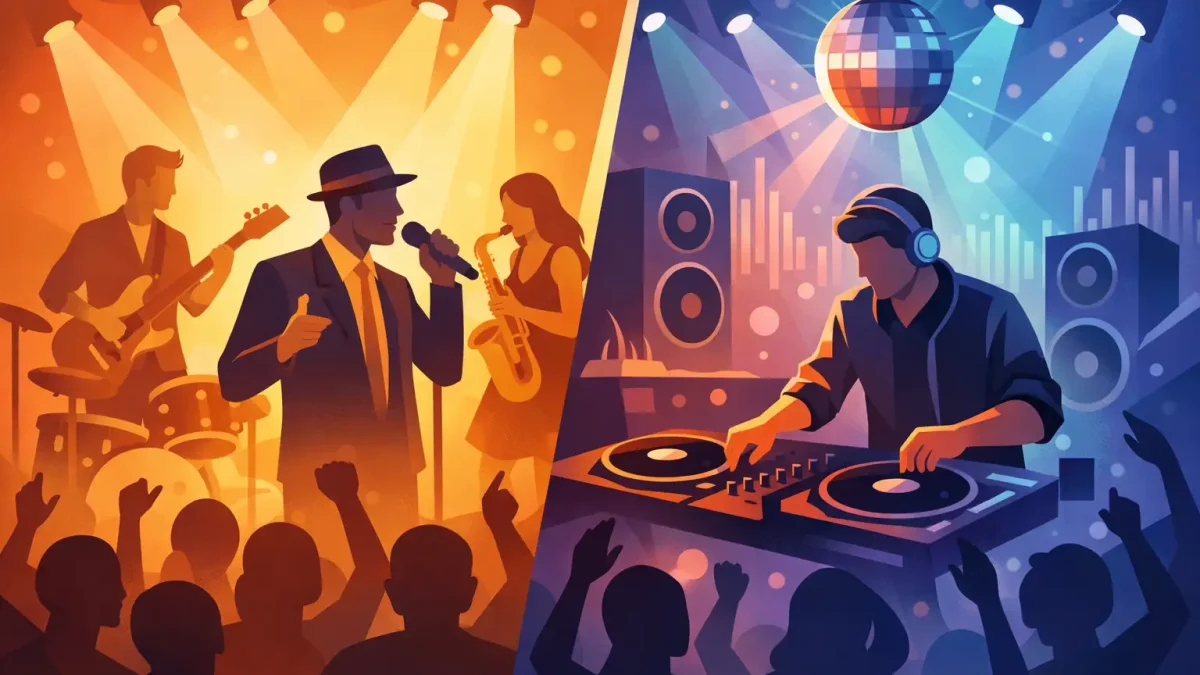 Live muziek of dj: wat past bij jouw feest?