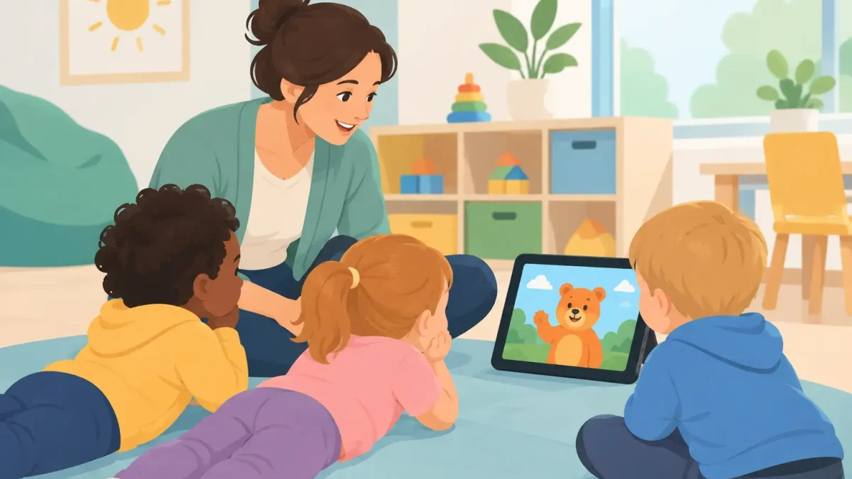 Animatie voor kinderopvang die blijft hangen