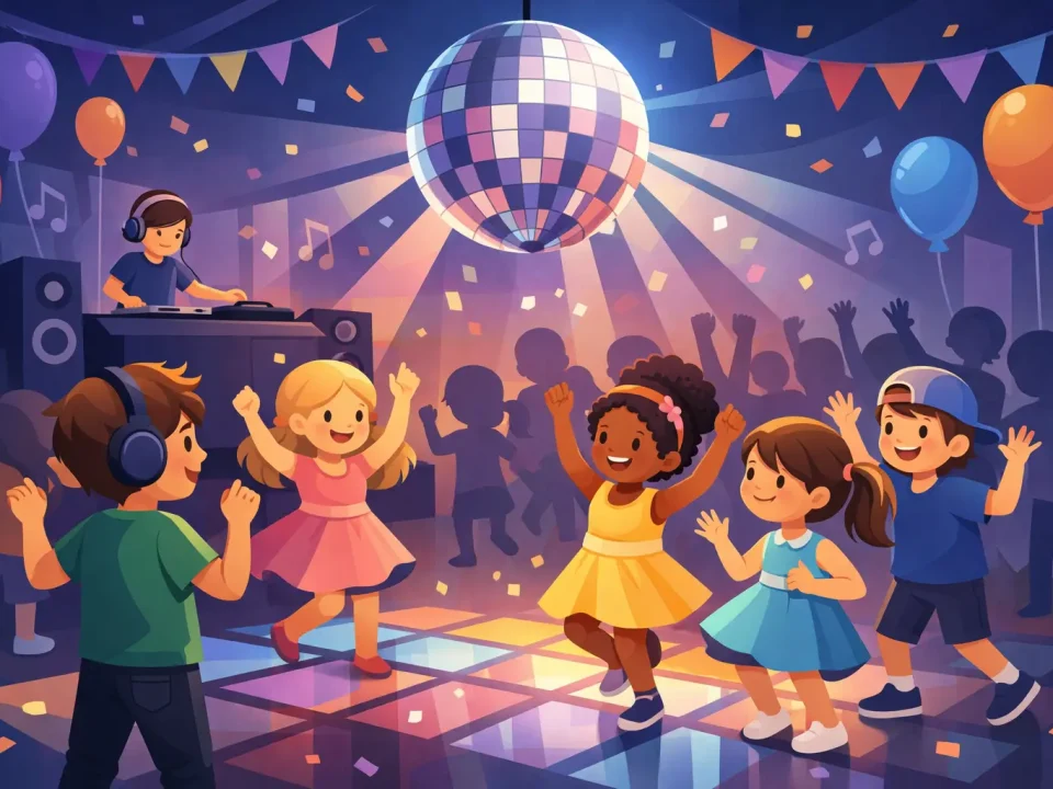 Kinderdisco op schoolfeest vol swingplezier