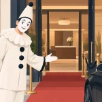 Luxe portier Pierrot voor unieke ontvangst